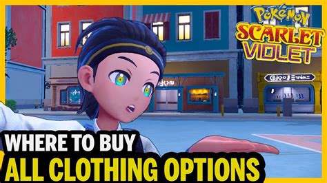 pokemon violet clothing store location|pokemon scarlet outfits.